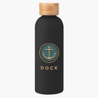 Picture For 17 Oz. Blair Stainless Steel Bottle With Bamboo Lid