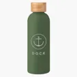 Blair Recycled Stainless Steel Bottle with Bamboo Lid, 17 oz — view 9