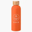 Blair Recycled Stainless Steel Bottle with Bamboo Lid, 17 oz — view 10