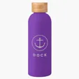 Blair Recycled Stainless Steel Bottle with Bamboo Lid, 17 oz — view 12