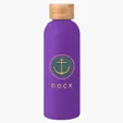 Blair Recycled Stainless Steel Bottle with Bamboo Lid, 17 oz — view 13