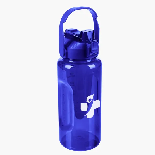 68 oz. Motivational Water Bottle with Time Marker — view 2