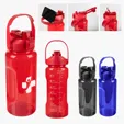 68 oz. Motivational Water Bottle with Time Marker
