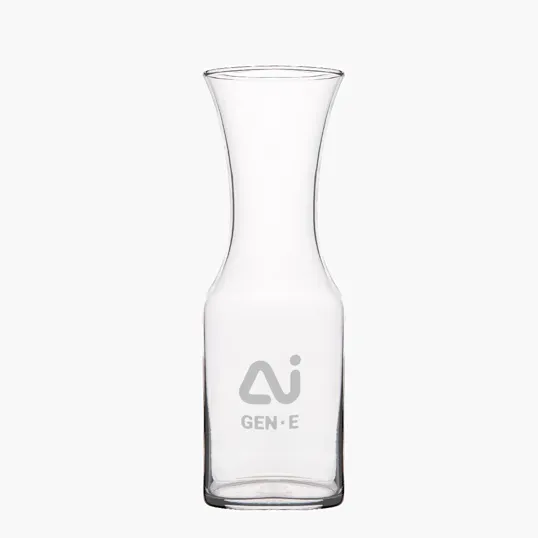 Clear Glass Carafe, 34 Oz.