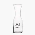Clear Glass Carafe, 34 Oz. — view 2