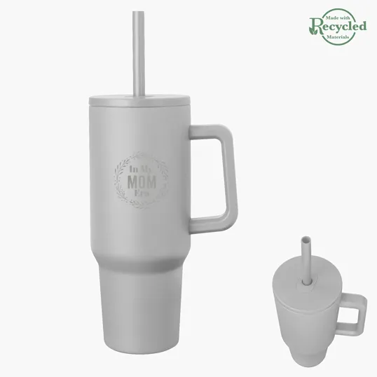 40 Oz. Jackson Intrepid Stainless Steel Tumbler with Handle — view 3
