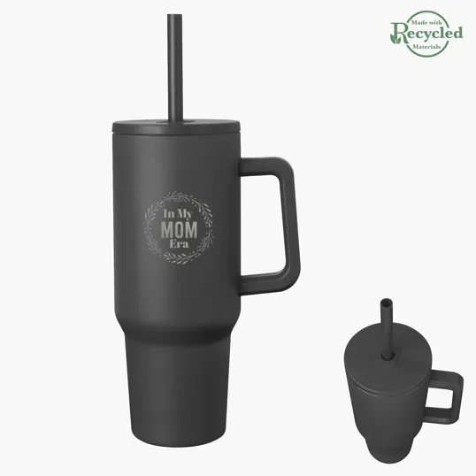 40 Oz. Jackson Intrepid Stainless Steel Tumbler with Handle — view 12