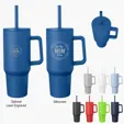 40 Oz. Jackson Intrepid Stainless Steel Tumbler with Handle — view 6