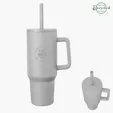 40 Oz. Jackson Intrepid Stainless Steel Tumbler with Handle — view 3