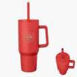 40 Oz. Jackson Intrepid Stainless Steel Tumbler with Handle — view 4