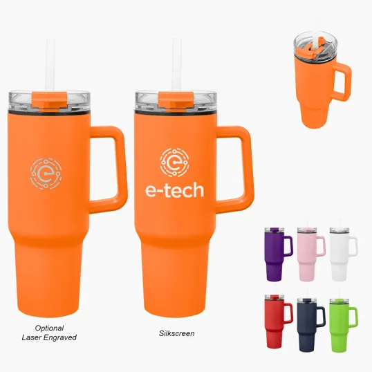 Quest Recycled Stainless Steel Tumbler, 40 oz. — view 10