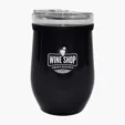 8 oz. Glass and Stainless Steel Wine Tumbler — view 4