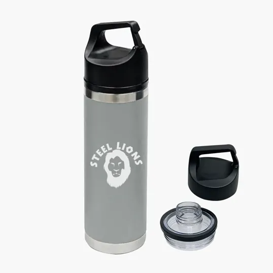 Davenport Stainless Steel Bottle, 18 oz — view 4