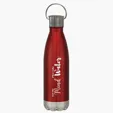16 Oz. Swiggy Stainless Steel Bottle with Bamboo Lid — view 3