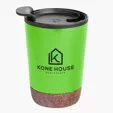 Stainless Steel Zoe Tumbler with Cork Base, 10 oz — view 2