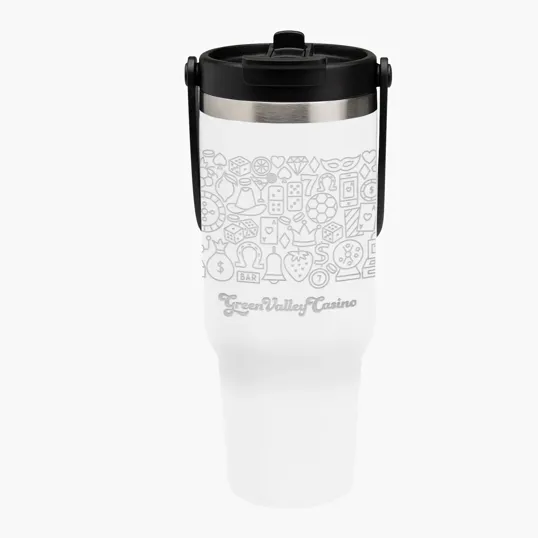 40 Oz. Intrepid Recycled Stainless Steel Tumbler with Handle — view 4