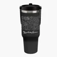 40 Oz. Intrepid Recycled Stainless Steel Tumbler with Handle — view 2