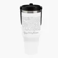 40 Oz. Intrepid Recycled Stainless Steel Tumbler with Handle — view 4