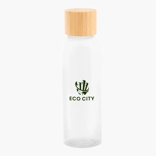 Kelly rPET Bottle With Bamboo Lid — view 2