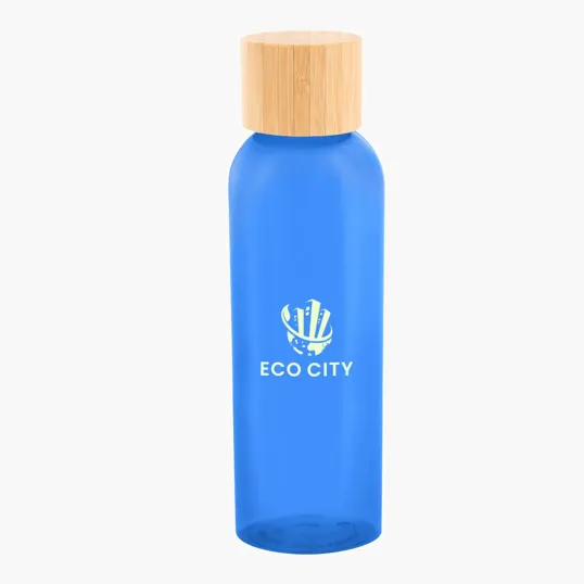 Kelly rPET Bottle With Bamboo Lid — view 3