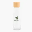 Kelly rPET Bottle With Bamboo Lid — view 2