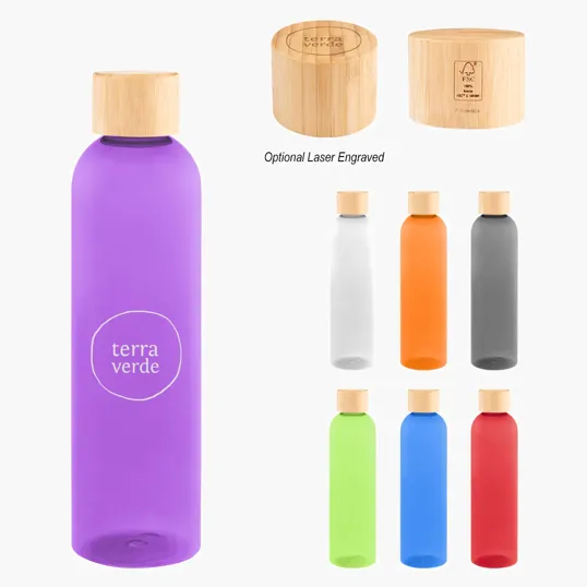 Jordan rPET Bottle with Bamboo Lid, 32 oz