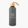 Blaire Recycled Aluminum Bottle with Bamboo Lid, 25 oz — view 10