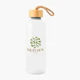 Blaire Recycled Aluminum Bottle with Bamboo Lid, 25 oz — view 6