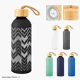 Blaire Recycled Aluminum Bottle with Bamboo Lid, 25 oz