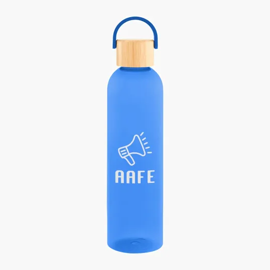 Jeffrey rPET Bottle with Bamboo Lid and Easy Carry Handle, 32 oz — view 3