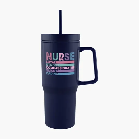 Intrepid Recycled PS Double Wall Tumbler, 28 oz. — view 5