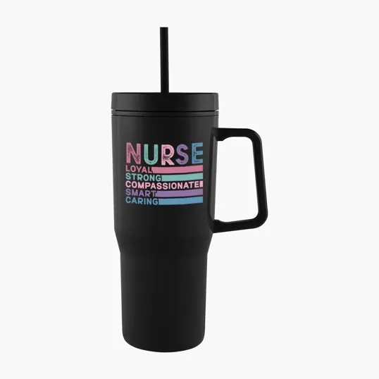 Intrepid Recycled PS Double Wall Tumbler, 28 oz. — view 2
