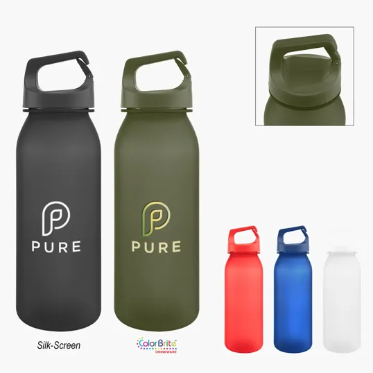Brooke rPET Bottle with Easy Carry Handle, 20 oz — view 6