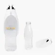 21 Oz. Recycled Pet Water Bottle & Dispensing Bowl — view 3