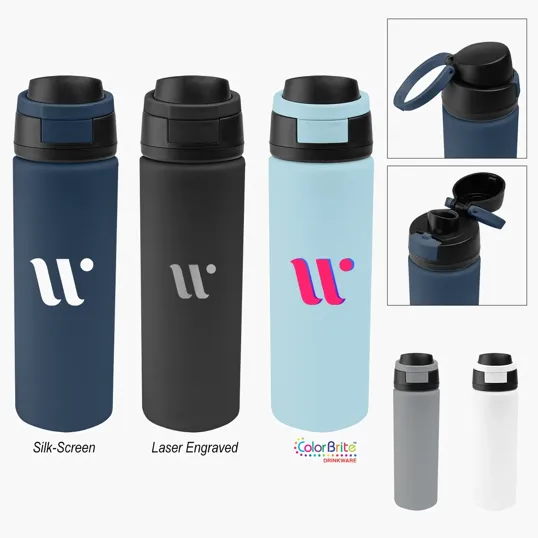 32 oz. Recycled Single Wall Stainless Steel Bottle — view 11