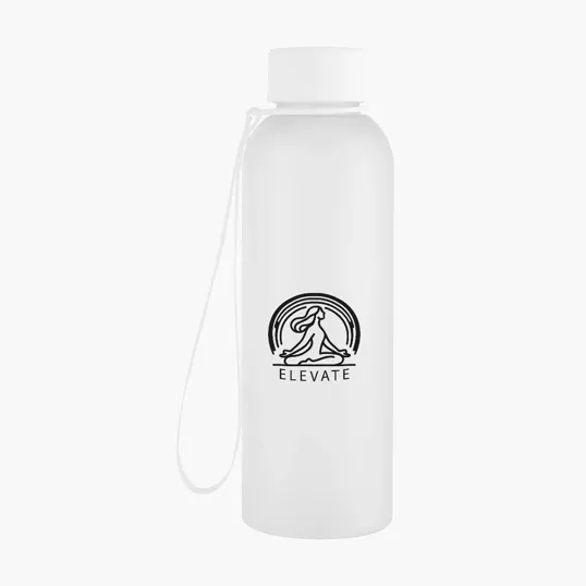 Morgan rPET Rubberized Bottle with Carry Strap, 20 oz — view 8
