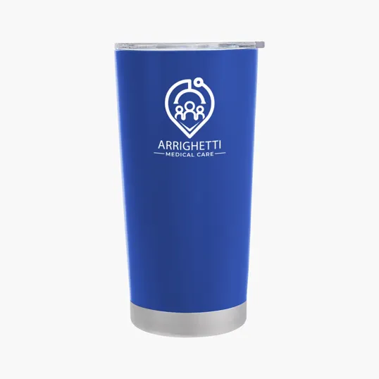 Reese 21 oz. Recycled PP Tumbler with Stainless Steel Base — view 3