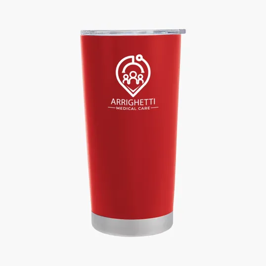 Reese 21 oz. Recycled PP Tumbler with Stainless Steel Base — view 4