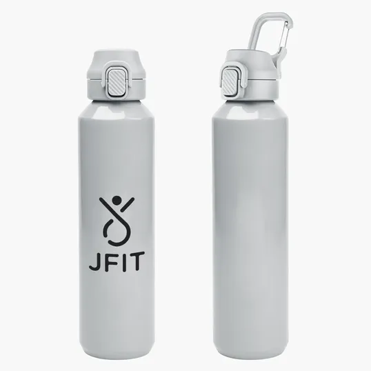 Travis Recycled Aluminum Bottle with Carabiner, 27 oz — view 15