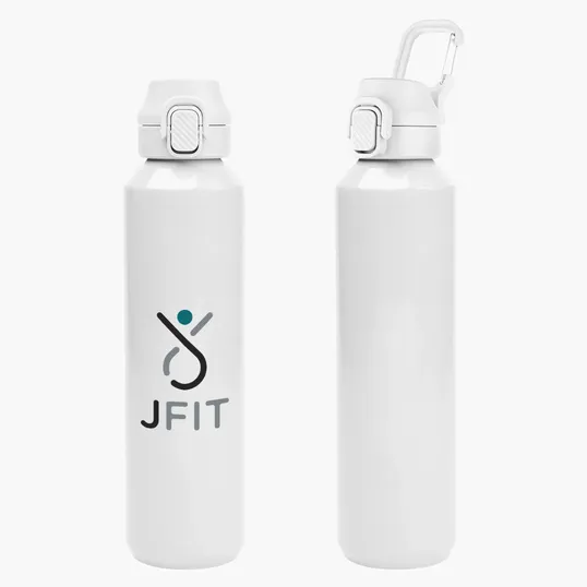 Travis Recycled Aluminum Bottle with Carabiner, 27 oz — view 12