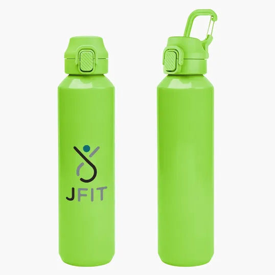 Travis Recycled Aluminum Bottle with Carabiner, 27 oz — view 6