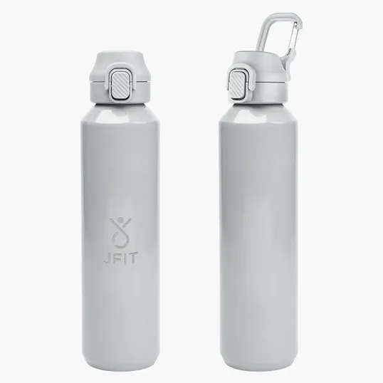 Travis Recycled Aluminum Bottle with Carabiner, 27 oz — view 5