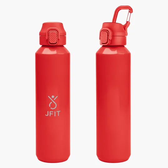 Travis Recycled Aluminum Bottle with Carabiner, 27 oz — view 11