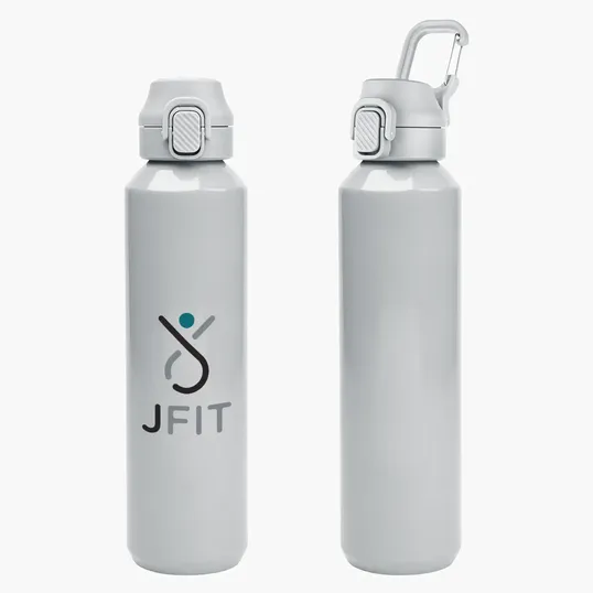 Travis Recycled Aluminum Bottle with Carabiner, 27 oz — view 4