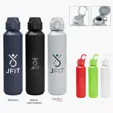 Travis Recycled Aluminum Bottle with Carabiner, 27 oz
