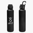 Travis Recycled Aluminum Bottle with Carabiner, 27 oz — view 14