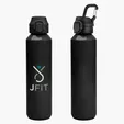 Travis Recycled Aluminum Bottle with Carabiner, 27 oz — view 2
