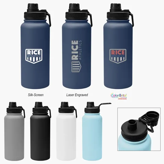 Austin Recycled Stainless Steel Bottle, 32 oz — view 10