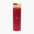 Ellis Recycled Aluminum Bottle with Bamboo Lid, 27 oz — view 5