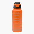 32 oz. Recycled Stainless Steel Bottle with Pop Sip Lid — view 7